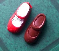 赤い靴チョコ